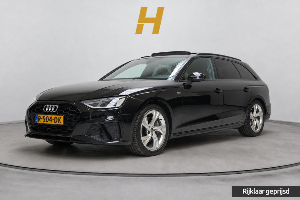 Audi A4 Avant 40 TFSI 204 Pk S edition Competition | Zwart optiek | Panoramadak | Trekhaak | Adaptive | Carplay | Camera | Leder | Sportstoelen