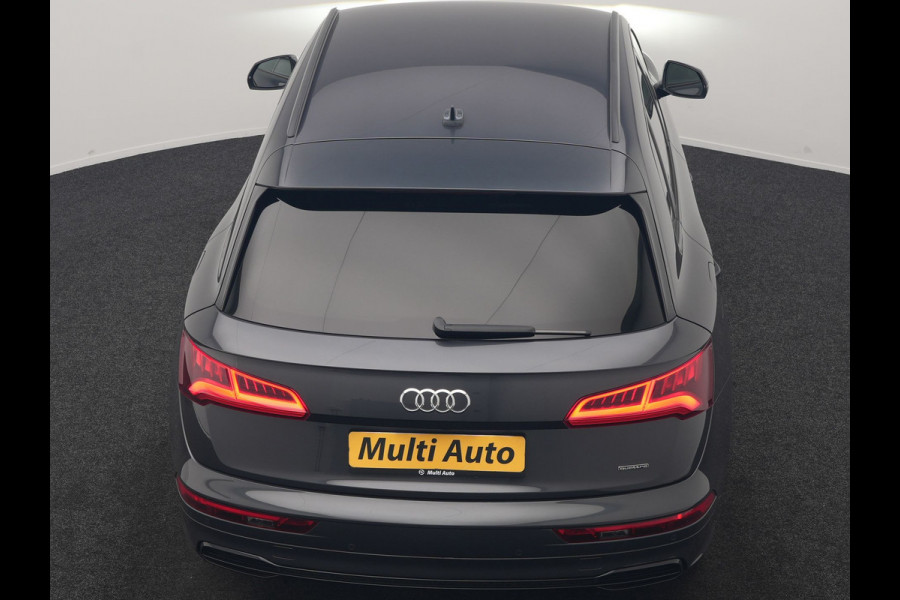 Audi Q5 50 TFSI e Quattro 2x S Line PHEV 300pk | Trekhaak Af Fabriek | Virtual Cockpit | Camera | Sportstoelen Verwarmd | Keyless | Blis | Apple Carplay | Navigatie | DAB | Cruise Control | Plug In Hybrid |