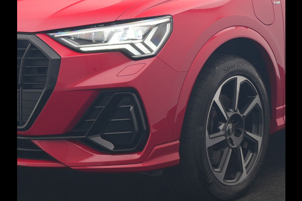 Audi Q3 45 TFSI e 2x S Line PHEV 245pk Dealer O.H. | Trekhaak Af Fabriek | Panodak | Adaptive Cruise | 360 Camera | Matrix LED | Alcantara Sportstoelen Memory & Verwarmd | Blis | Keyless | Sfeerverlichting | Navigatie | DAB | 19"L.M | Plug In Hybrid |
