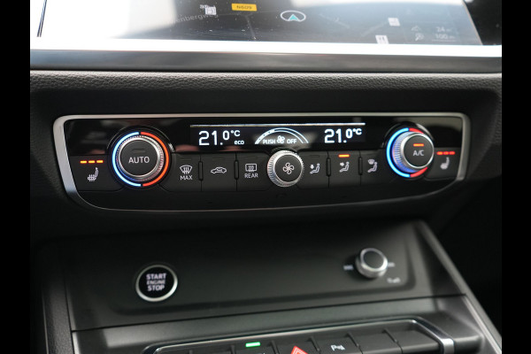 Audi Q3 45 TFSI e 2x S Line PHEV 245pk Dealer O.H. | Trekhaak Af Fabriek | Panodak | Adaptive Cruise | 360 Camera | Matrix LED | Alcantara Sportstoelen Memory & Verwarmd | Blis | Keyless | Sfeerverlichting | Navigatie | DAB | 19"L.M | Plug In Hybrid |