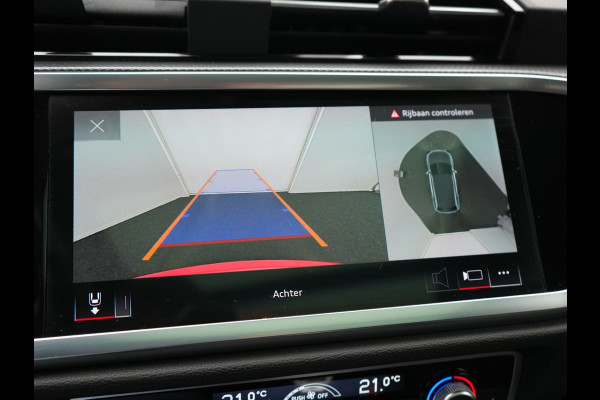 Audi Q3 45 TFSI e 2x S Line PHEV 245pk Dealer O.H. | Trekhaak Af Fabriek | Panodak | Adaptive Cruise | 360 Camera | Matrix LED | Alcantara Sportstoelen Memory & Verwarmd | Blis | Keyless | Sfeerverlichting | Navigatie | DAB | 19"L.M | Plug In Hybrid |