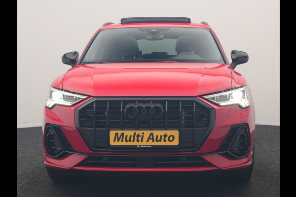 Audi Q3 45 TFSI e 2x S Line PHEV 245pk Dealer O.H. | Trekhaak Af Fabriek | Panodak | Adaptive Cruise | 360 Camera | Matrix LED | Alcantara Sportstoelen Memory & Verwarmd | Blis | Keyless | Sfeerverlichting | Navigatie | DAB | 19"L.M | Plug In Hybrid |