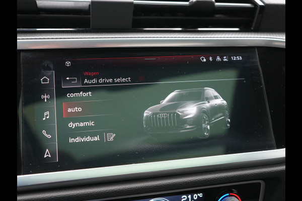 Audi Q3 45 TFSI e 2x S Line PHEV 245pk Dealer O.H. | Trekhaak Af Fabriek | Panodak | Adaptive Cruise | 360 Camera | Matrix LED | Alcantara Sportstoelen Memory & Verwarmd | Blis | Keyless | Sfeerverlichting | Navigatie | DAB | 19"L.M | Plug In Hybrid |