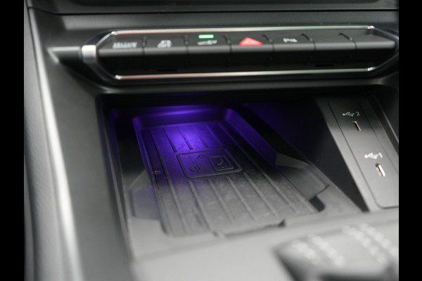Audi Q3 45 TFSI e 2x S Line PHEV 245pk Dealer O.H. | Trekhaak Af Fabriek | Panodak | Adaptive Cruise | 360 Camera | Matrix LED | Alcantara Sportstoelen Memory & Verwarmd | Blis | Keyless | Sfeerverlichting | Navigatie | DAB | 19"L.M | Plug In Hybrid |