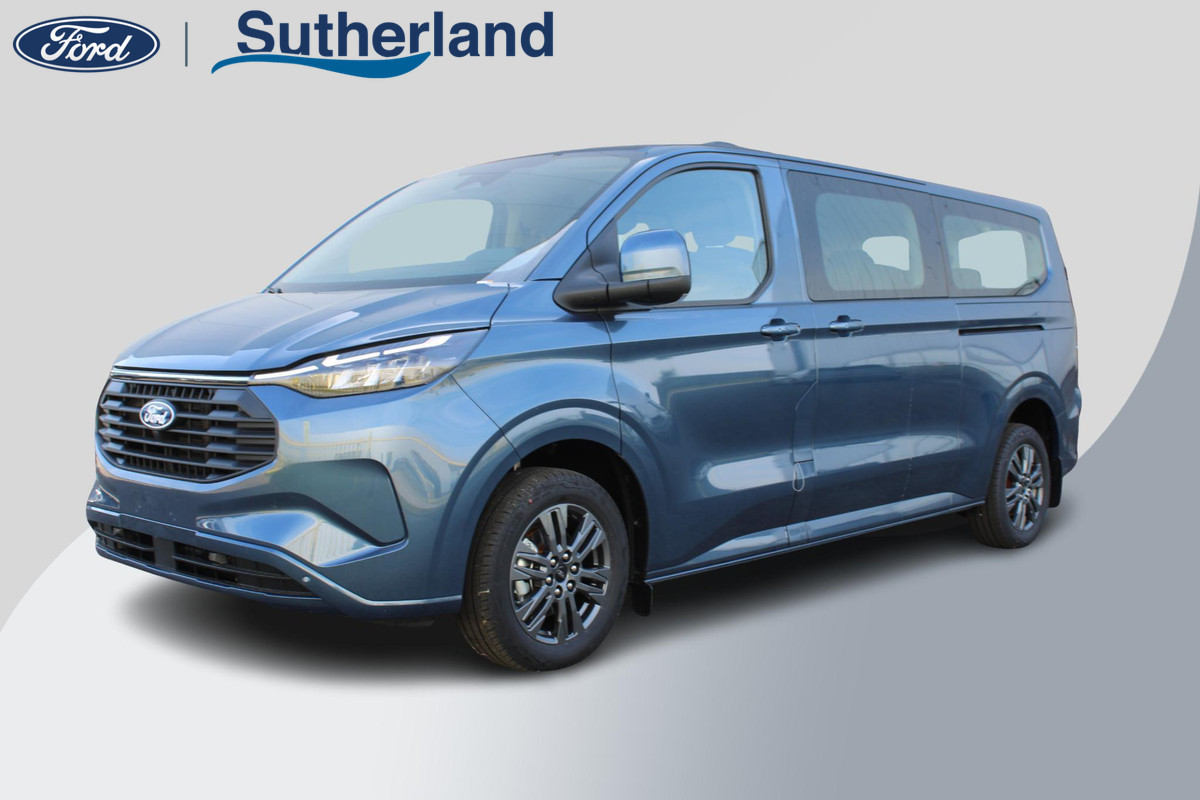 Ford Transit Custom 340 2.5 PHEV L2H1 Limited 233pk | Kombi | Incl. BTW/BPM | Dubbele zijschuifdeur | Privacy Glass | Inklapbare trekhaak | Verwarmbare bijrijdersbank | 17 inch lichtmetalen velgen | Driver Assistance Pack Premium | Verwarmbaar stuurwiel