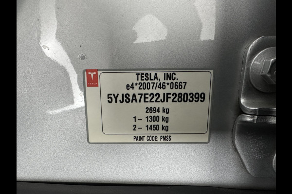 Tesla Model S 100D Aut. *PANO | LEATHER | AIRSUSPENION | FULL-LED | NAVI-FULLMAP | KEYLESS | HEATED-SPORTSEATS | DIGI-COCKPIT | CAMERA | 19"ALU*