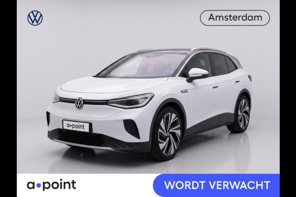 Volkswagen ID.4 Pro 77 kWh 204 pk | Navigatie | Panoramadak | Trekhaak (wegklapbaar) | Parkeersensoren | Rondomzicht camera | Adaptieve cruise control | Stoelverwarming | Verwarmde voorruit |