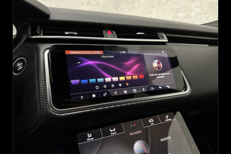 Land Rover Range Rover Velar P250 AWD R-Dynamic | 360 Camera | Panorama | ACC | Leder | Meridian | 2021 |  Memory | Stoelventilatie | Carbon | Black-Optic | Sfeerverlichting | NL Auto | NAP | Dealer onderhouden. Btw Auto | 32825,= ex btw | 23925,= ex btw & ex bpm.