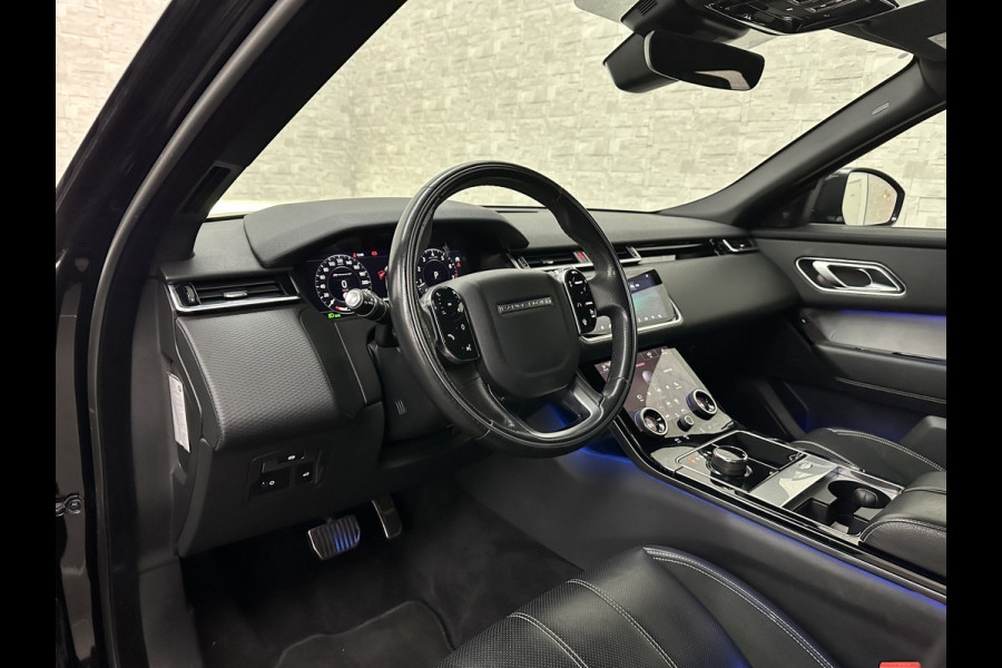 Land Rover Range Rover Velar P250 AWD R-Dynamic | 360 Camera | Panorama | ACC | Leder | Meridian | 2021 |  Memory | Stoelventilatie | Carbon | Black-Optic | Sfeerverlichting | NL Auto | NAP | Dealer onderhouden. Btw Auto | 32825,= ex btw | 23925,= ex btw & ex bpm.