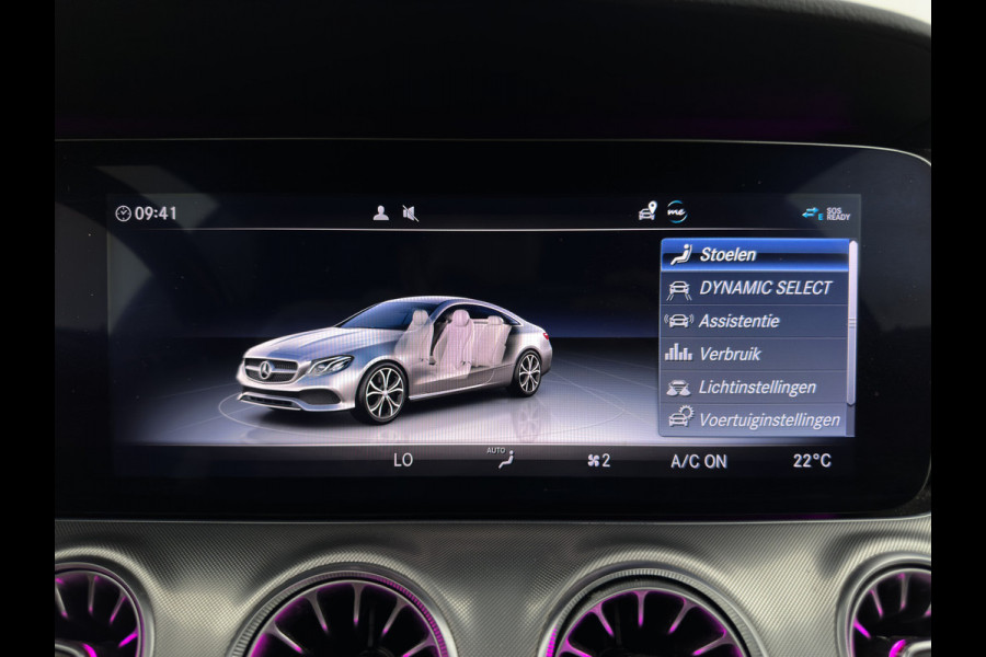 Mercedes-Benz E-Klasse Coupé 220 d AMG-Styling Premium Plus Aut. *PANO | LEATHER-MICROFIBRE | BURMESTER | ADAPTIVE-CRUISE | BLINDSPOT | MULTIBEAM-LED | MEMORY-PACK | TOPVIEW | KEYLESS | HEATED-SPORTSEATS | WIDESCREEN | AMBIENTLIGHT | SHIFTPADDLES | ..