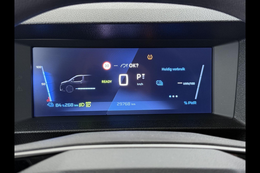 Peugeot e-Expert Long 75 kWh L3 VAN:42.900,- VOOR:39.877,- UW HERFSTVOORDEEL:3.023,- 9pl | SOH 95% | CAMERA | NAVIGATIE | BTW VERREKENBAAR | LED | CLIMA | FABRIEKSGARANTIE TOT 11-2027 | ALL-IN PRIJS