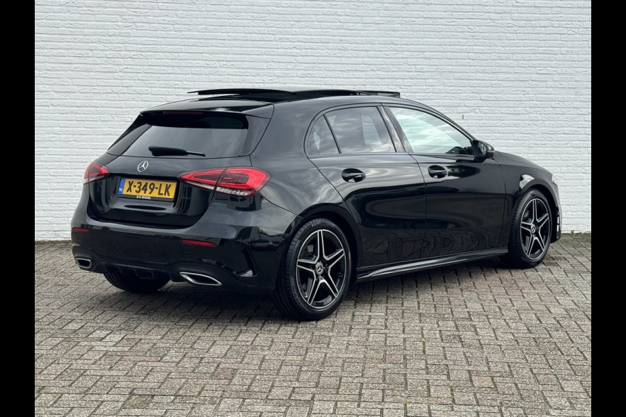 Mercedes-Benz A-Klasse 200 Business Solution AMG Line Pano Cilma Navi Carplay Stoelverw. OEM-sfeerverlichting Digitaaldash
