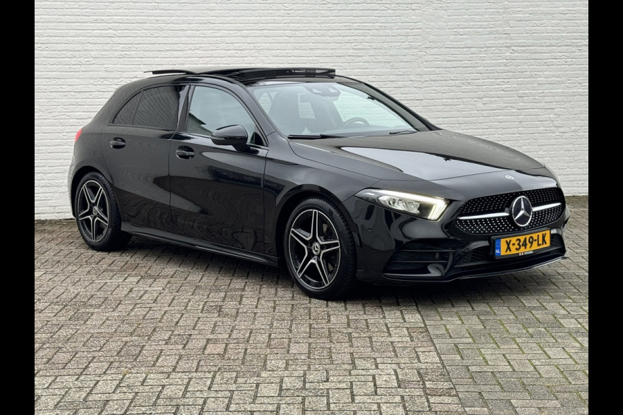Mercedes-Benz A-Klasse 200 Business Solution AMG Line Pano Cilma Navi Carplay Stoelverw. OEM-sfeerverlichting Digitaaldash