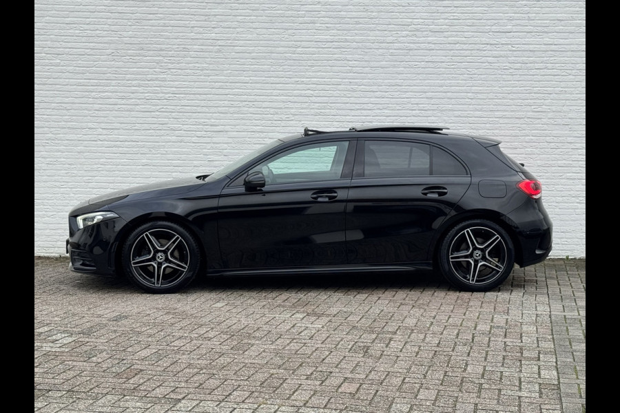 Mercedes-Benz A-Klasse 200 Business Solution AMG Line Pano Cilma Navi Carplay Stoelverw. OEM-sfeerverlichting Digitaaldash