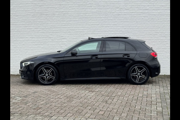 Mercedes-Benz A-Klasse 200 Business Solution AMG Line Pano Cilma Navi Carplay Stoelverw. OEM-sfeerverlichting Digitaaldash