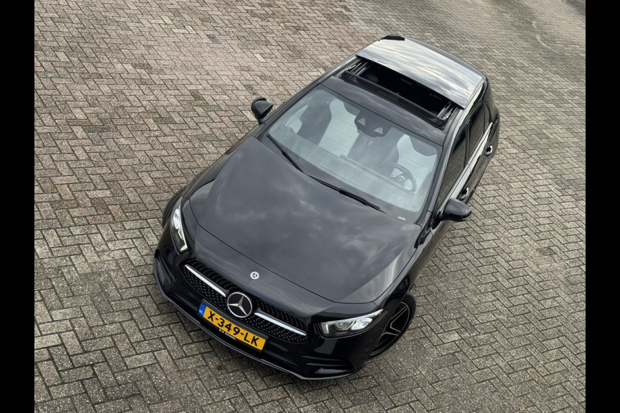 Mercedes-Benz A-Klasse 200 Business Solution AMG Line Pano Cilma Navi Carplay Stoelverw. OEM-sfeerverlichting Digitaaldash