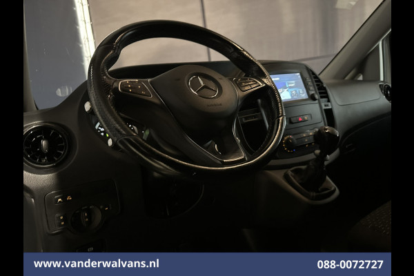 Mercedes-Benz Vito 114 CDI 136pk L2H1 Euro6 Airco | Camera | Navigatie | Apple Carplay | Cruisecontrol Android Auto, Parkeersensoren, Bijrijdersbank, Bumper in de kleur