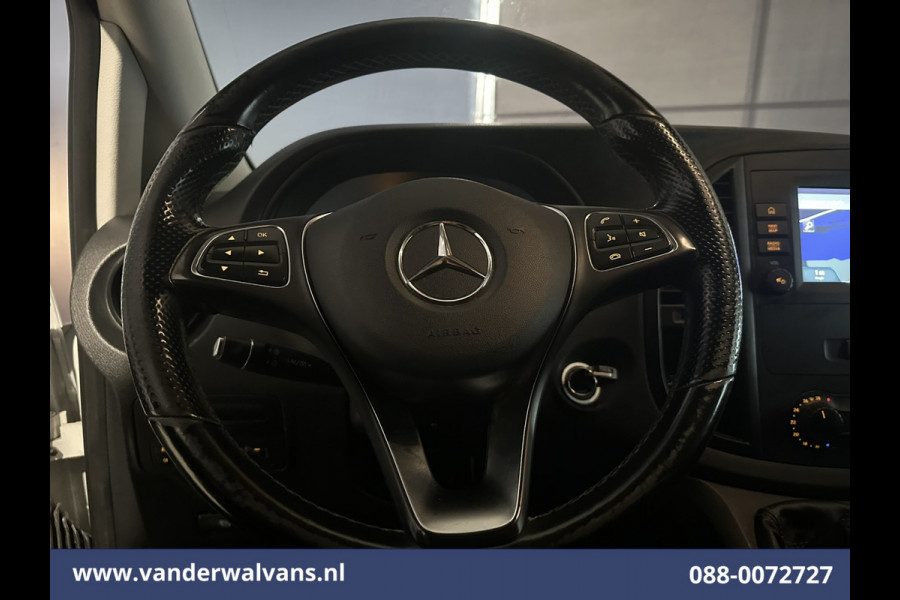 Mercedes-Benz Vito 114 CDI 136pk L2H1 Euro6 Airco | Camera | Navigatie | Cruisecontrol | Apple Carplay Android Auto, Parkeersensoren, Bijrijdersbank, Bumper in de kleur.