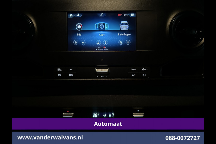 Mercedes-Benz Sprinter 317 CDI 170pk 9G-Tronic Automaat 3500kg Trekhaak L2H2 Euro6 Airco | Camera | Navigatie | Apple Carplay Android Auto, Cruisecontrol, Parkeersensoren, Bijrijdersbank