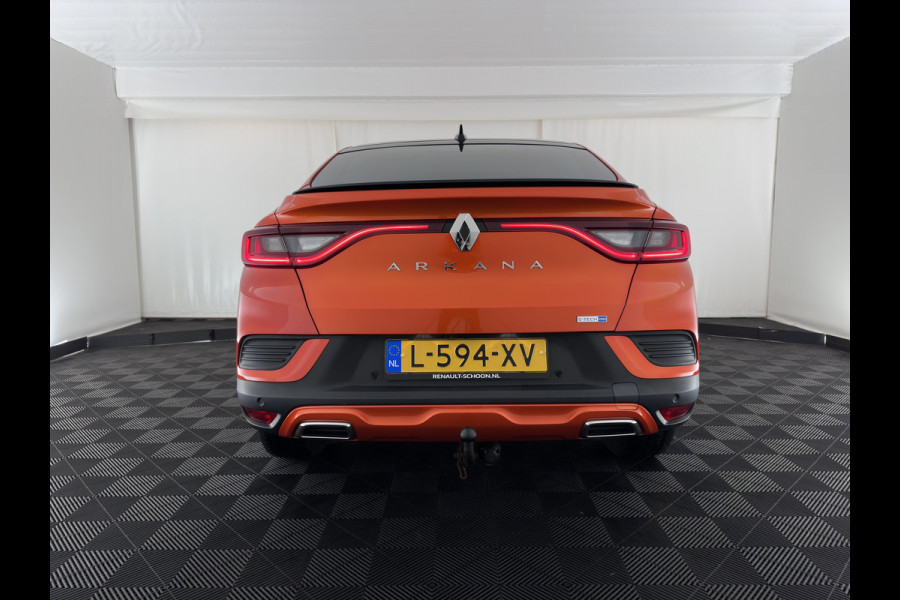 Renault Arkana 1.6 E-Tech Hybrid 145 R.S. Line (INCL-BTW) Aut. *LEATHER | FULL-LED | BLINDSPOT | CAMERA | BOSE-AUDIO | HEATED-SPORTSEATS | KEYLESS | AMBIENTLIGHT | DIGI-COCKPIT | PRIVACY-GLASS | NAVI-FULLMAP | ECC | ADAPTIVE-CRUISE | 18"A