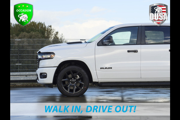 Dodge Ram 1500 | Laramie | Night | 3.0L I6 Hurricane | Crew Cab | 4X4 | 14,4-inch Touchscreen | Passenger Display | Getoonde accessoires zijn verkrijgbaar tegen meerprijs