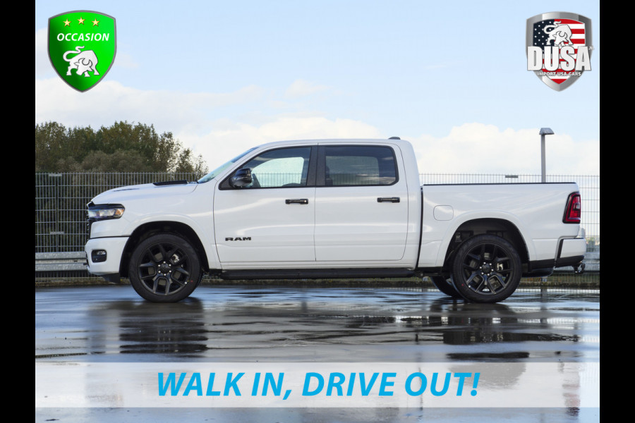 Dodge Ram 1500 | Laramie | Night | 3.0L I6 Hurricane | Crew Cab | 4X4 | 14,4-inch Touchscreen | Passenger Display | Getoonde accessoires zijn verkrijgbaar tegen meerprijs