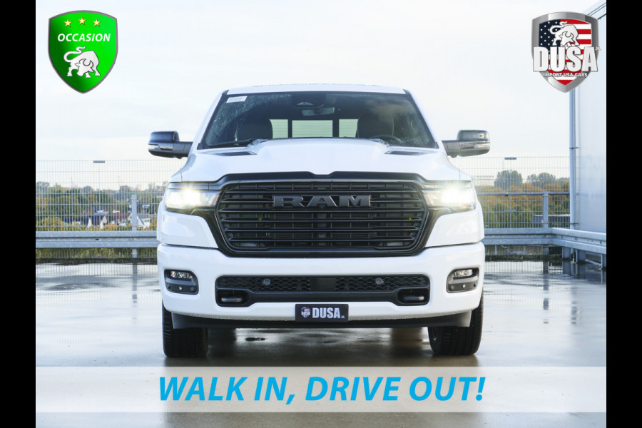 Dodge Ram 1500 | Laramie | Night | 3.0L I6 Hurricane | Crew Cab | 4X4 | 14,4-inch Touchscreen | Passenger Display | Getoonde accessoires zijn verkrijgbaar tegen meerprijs