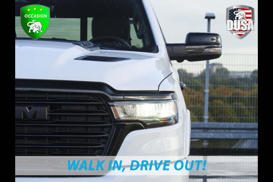Dodge Ram 1500 | Laramie | Night | 3.0L I6 Hurricane | Crew Cab | 4X4 | 14,4-inch Touchscreen | Passenger Display | Getoonde accessoires zijn verkrijgbaar tegen meerprijs