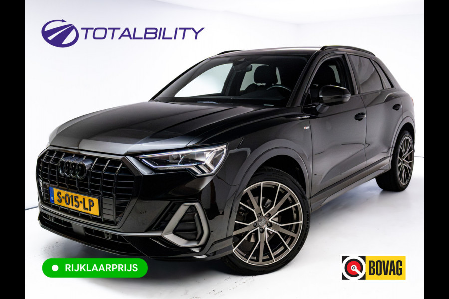 Audi Q3 35 TFSI 3x S-Line Pro Line | 20"LMV | Cruise | Stoelverw. | Elec klep | Elec. verst. stoelen | App. connect | Navigatie, PDC V+A, Sfeerverlichting, Subwoofer , Keyless