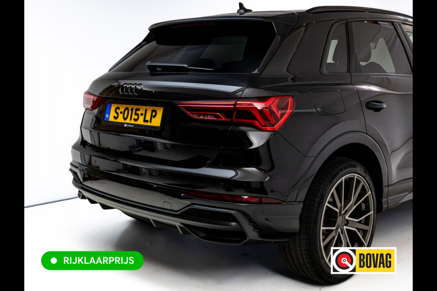 Audi Q3 35 TFSI 3x S-Line Pro Line | 20"LMV | Cruise | Stoelverw. | Elec klep | Elec. verst. stoelen | App. connect | Navigatie, PDC V+A, Sfeerverlichting, Subwoofer , Keyless