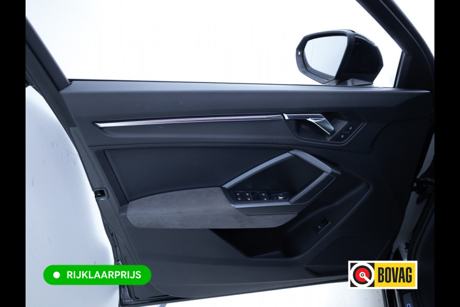 Audi Q3 35 TFSI 3x S-Line Pro Line | 20"LMV | Cruise | Stoelverw. | Elec klep | Elec. verst. stoelen | App. connect | Navigatie, PDC V+A, Sfeerverlichting, Subwoofer , Keyless