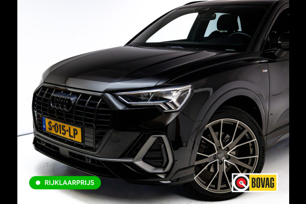 Audi Q3 35 TFSI 3x S-Line Pro Line | 20"LMV | Cruise | Stoelverw. | Elec klep | Elec. verst. stoelen | App. connect | Navigatie, PDC V+A, Sfeerverlichting, Subwoofer , Keyless