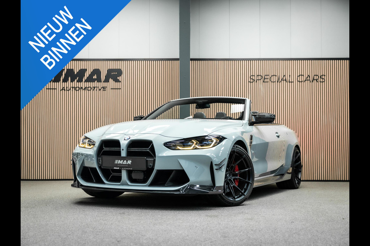 BMW 4 Serie Cabrio M4 xDrive Competition Uniek uitgevoerde M4 cabrio met 21" wheelforce en carbonpack rondom!!!!