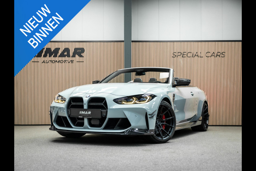 BMW 4 Serie Cabrio M4 xDrive Competition Uniek uitgevoerde M4 cabrio met 21" wheelforce en carbonpack rondom!!!!