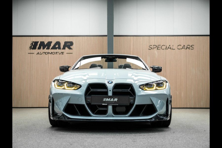 BMW 4 Serie Cabrio M4 xDrive Competition Uniek uitgevoerde M4 cabrio met 21" wheelforce en carbonpack rondom!!!!