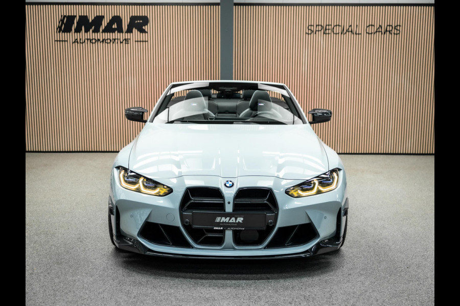 BMW 4 Serie Cabrio M4 xDrive Competition Uniek uitgevoerde M4 cabrio met 21" wheelforce en carbonpack rondom!!!!