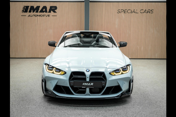 BMW 4 Serie Cabrio M4 xDrive Competition Uniek uitgevoerde M4 cabrio met 21" wheelforce en carbonpack rondom!!!!
