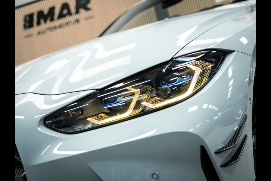 BMW 4 Serie Cabrio M4 xDrive Competition Uniek uitgevoerde M4 cabrio met 21" wheelforce en carbonpack rondom!!!!