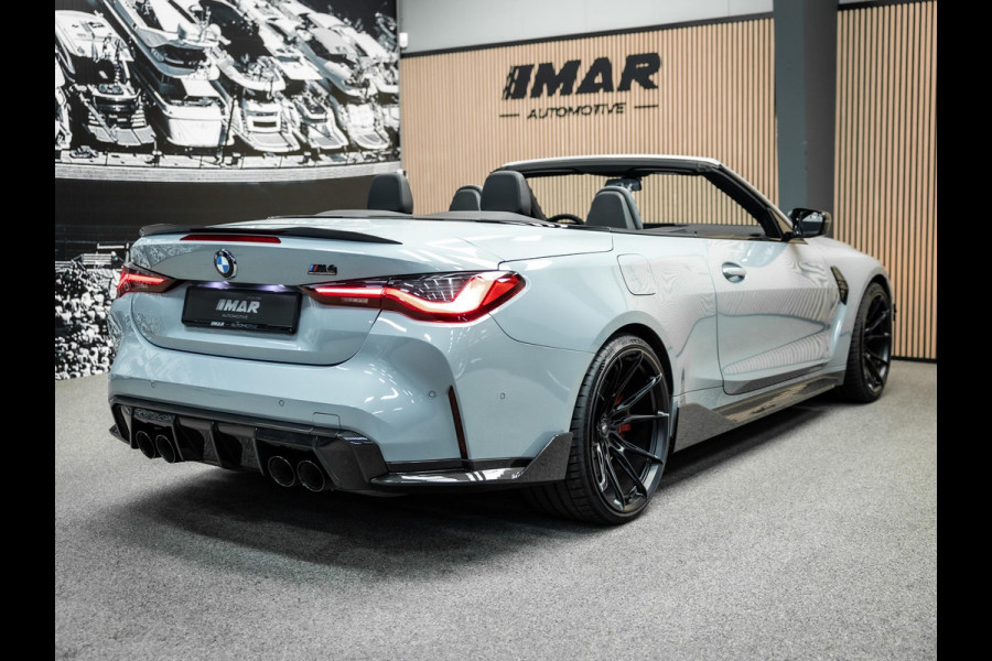 BMW 4 Serie Cabrio M4 xDrive Competition Uniek uitgevoerde M4 cabrio met 21" wheelforce en carbonpack rondom!!!!
