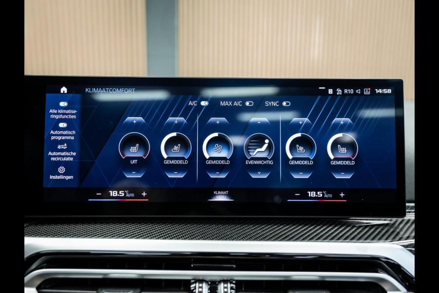 BMW 4 Serie Cabrio M4 xDrive Competition Uniek uitgevoerde M4 cabrio met 21" wheelforce en carbonpack rondom!!!!