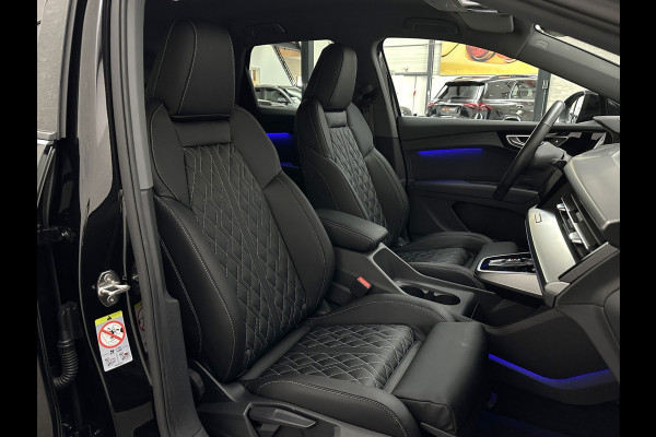 Audi Q4 e-tron 40 S-Line | Sportstoelen | Headup | Leder | 20" | MMI Pro | Zwarte hemelbekleding | 6x Q4 OP VOORRAAD! | Wegklapbare Trekhaak | Privacyglas | Btw auto | 28885,= ex btw. | Bovag garantie.