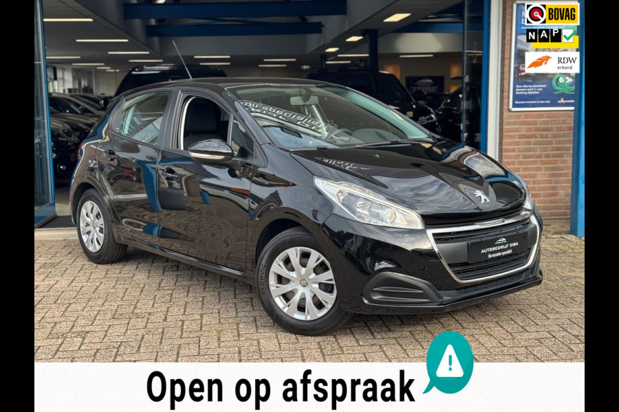 Peugeot 208 1.2 PureTech Active 2018 ZWART AIRCO APK NAP!