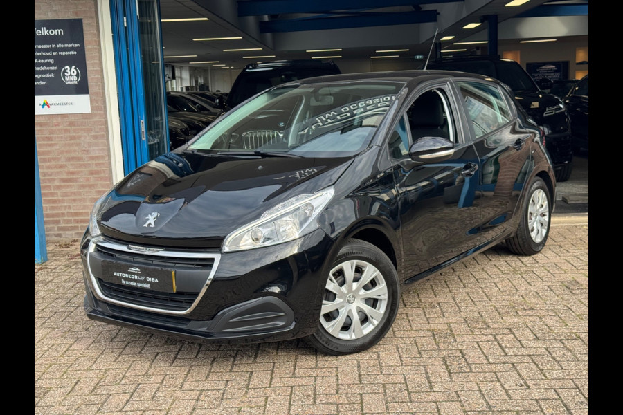 Peugeot 208 1.2 PureTech Active 2018 ZWART AIRCO APK NAP!