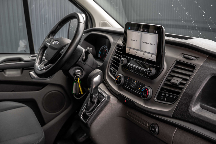 Ford Transit Custom 2.0 EcoBlue L1H1 | Automaat | 3-Zits | Camera | Carplay | Cruise | PDC | Airco | Trekhaak