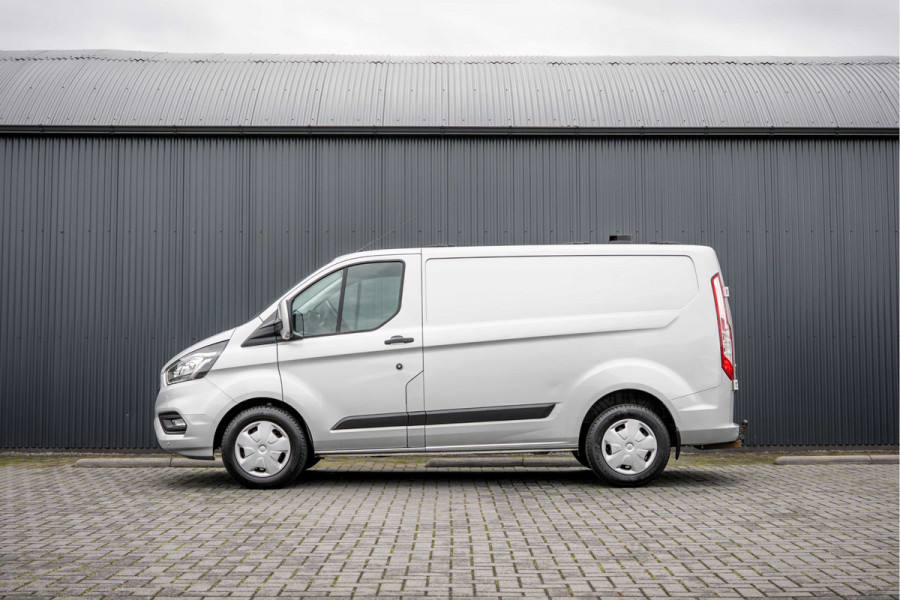 Ford Transit Custom 2.0 EcoBlue L1H1 | Automaat | 3-Zits | Camera | Carplay | Cruise | PDC | Airco | Trekhaak