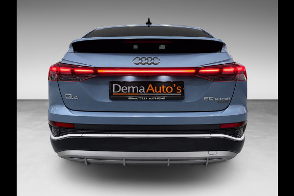 Audi Q4 Sportback e-tron 50 quattro 21" 3X S-LINE LEDER+ M-STOELEN/PANO/H-UP/SONOS/DAB/CARPLAY/ADAPT-CRUISE///