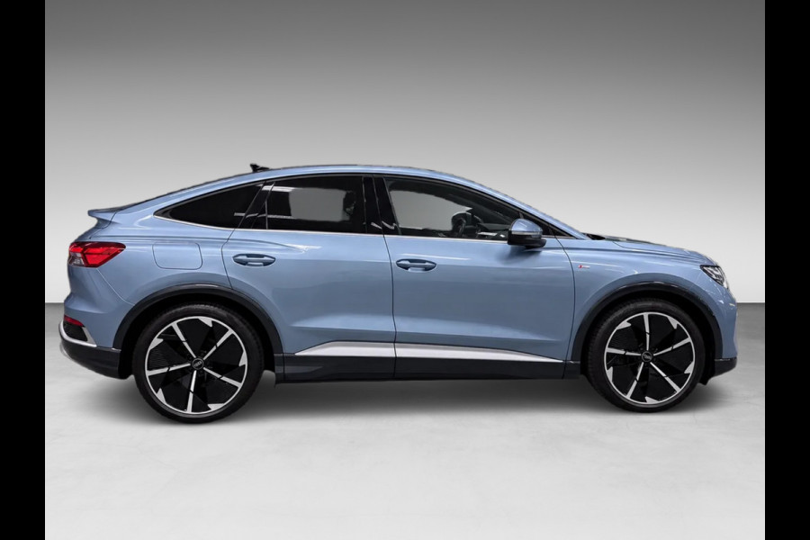 Audi Q4 Sportback e-tron 50 quattro 21" 3X S-LINE LEDER+ M-STOELEN/PANO/H-UP/SONOS/DAB/CARPLAY/ADAPT-CRUISE///