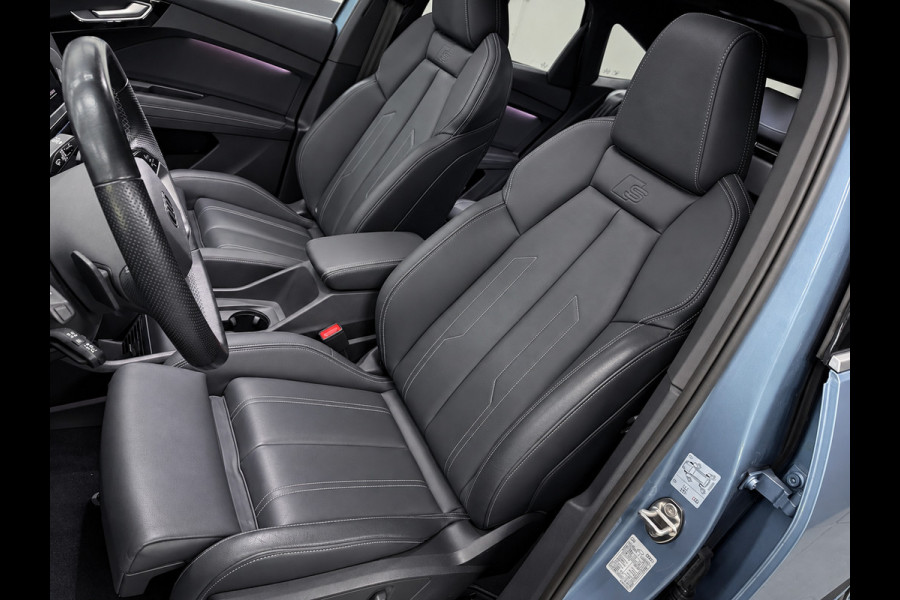 Audi Q4 Sportback e-tron 50 quattro 21" 3X S-LINE LEDER+ M-STOELEN/PANO/H-UP/SONOS/DAB/CARPLAY/ADAPT-CRUISE///