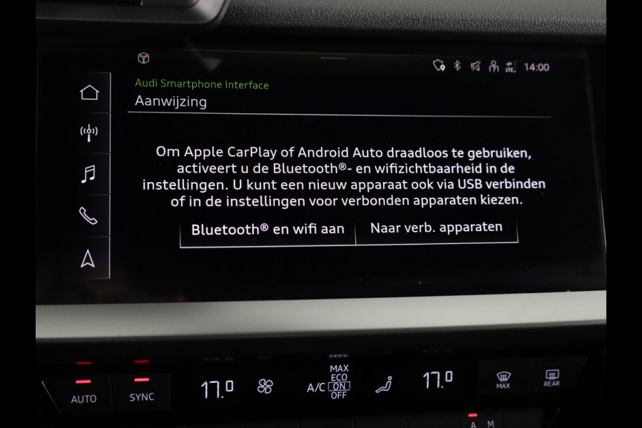 Audi A3 Sportback 30 TFSI Pro Line 110 pk S-tronic | Navigatie via App | Achteruitrijcamera  | Cruise control | LED koplampen | Apple carplay/ Android auto |