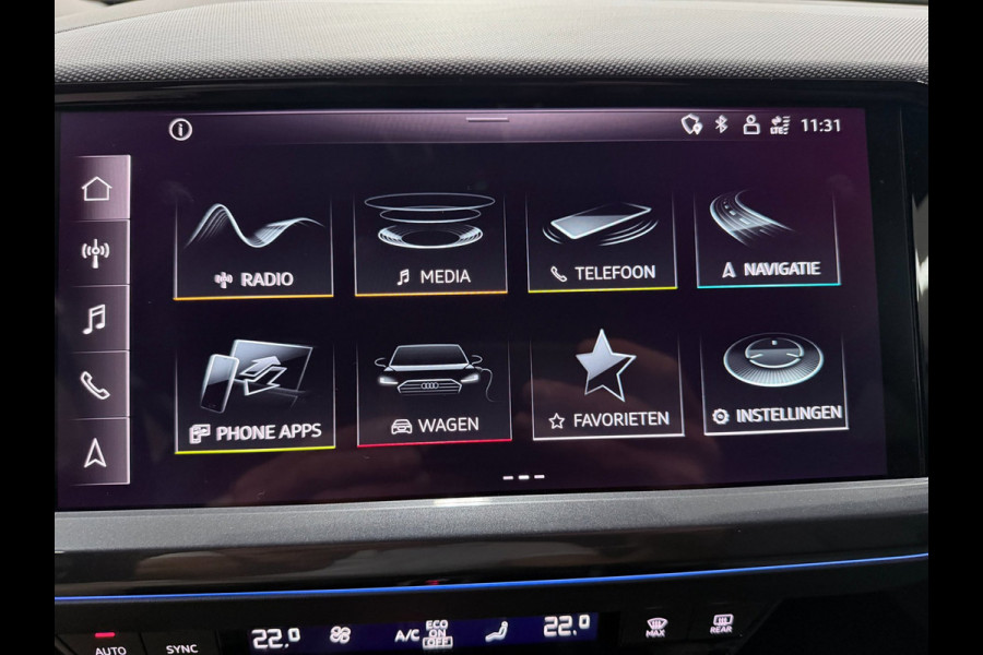 Audi Q4 Sportback e-tron 50 quattro 21" 3X S-LINE LEDER+ M-STOELEN/PANO/H-UP/SONOS/DAB/CARPLAY/ADAPT-CRUISE///